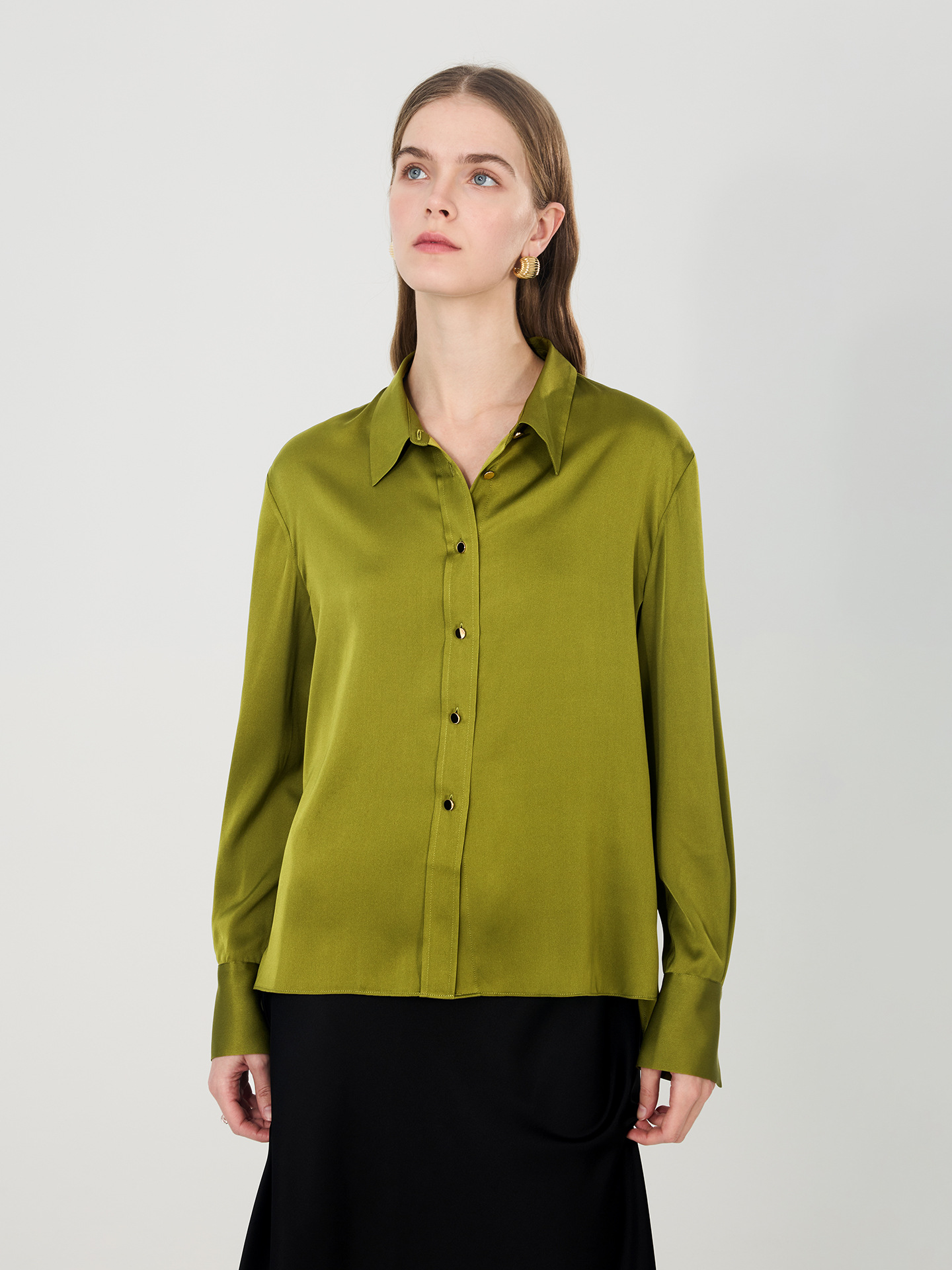 Women Formal Blouses For Evening Wear - 2026 New Mulberry Silk Shirt Women