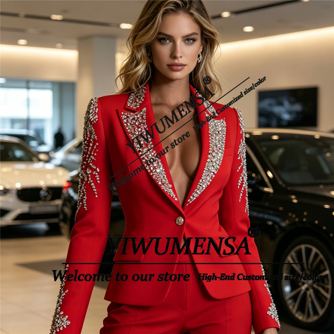 Luxury Women Suits 2 Pieces Se - đánh giá và giá Blazer Set Women Formal