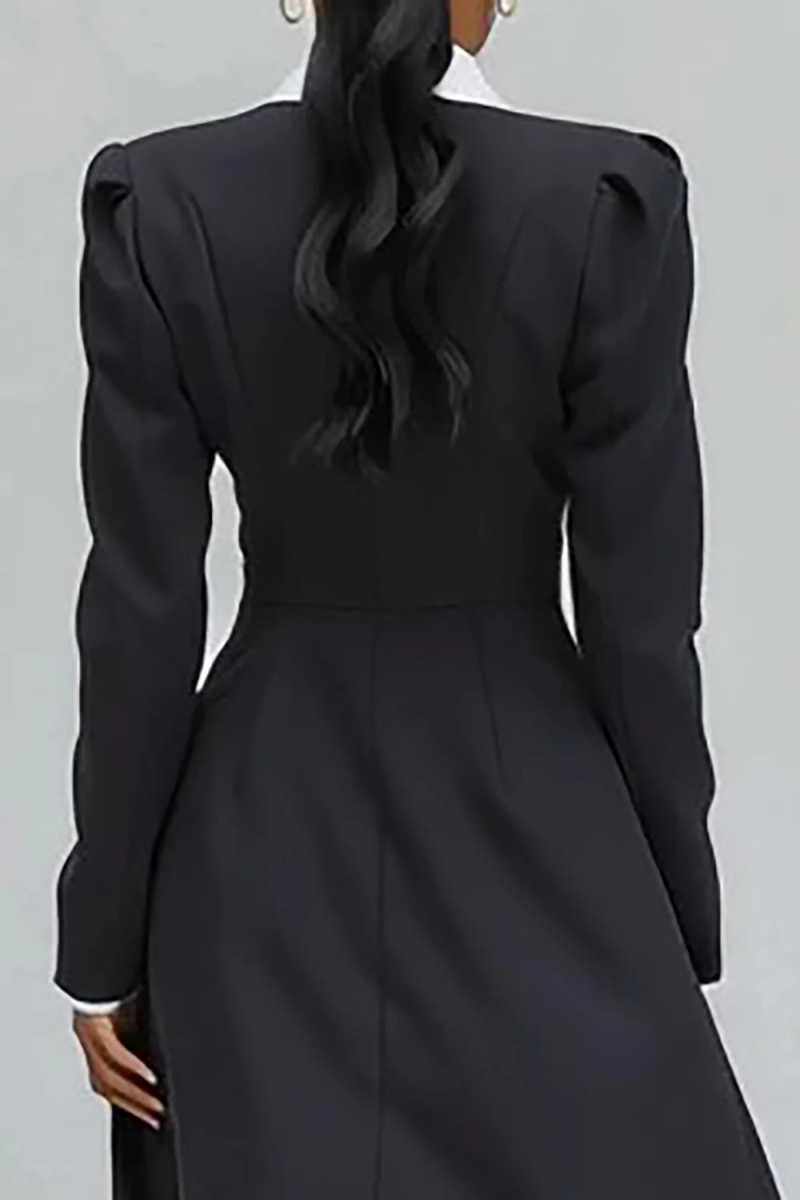 A Line Women Long Blazer Jacke - đánh giá và giá Women Formal Wear With Tie