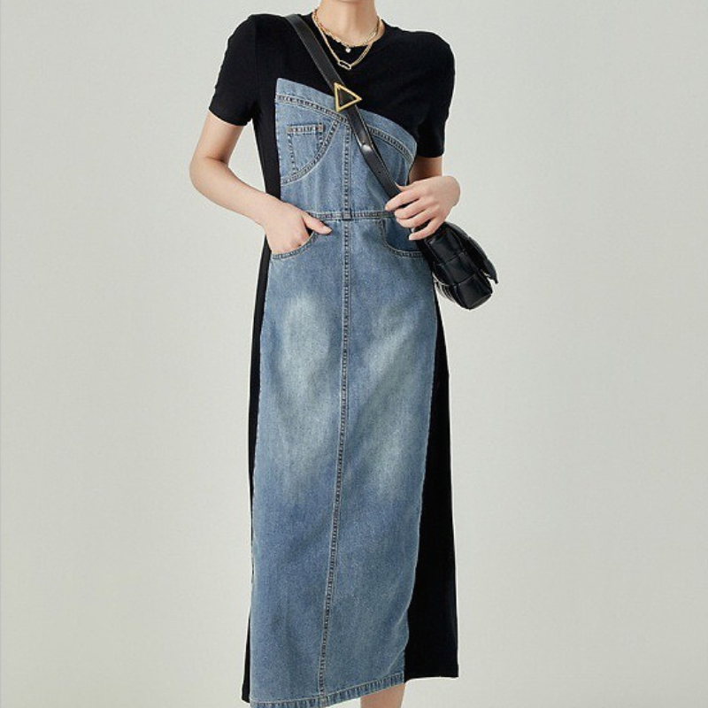 Denim Dress Women Long Dresses - đánh giá và giá Formal Wear Gowns For Women