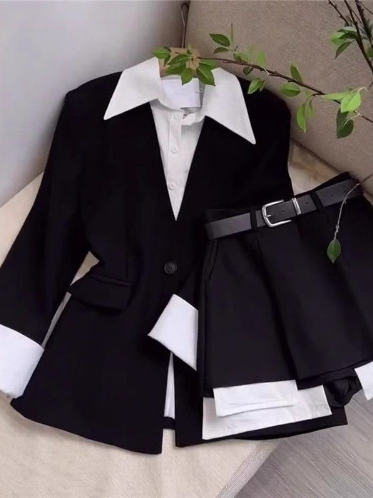 Women Two Piece Skirt Sets Pat - đánh giá và giá Blazer Set Women Formal