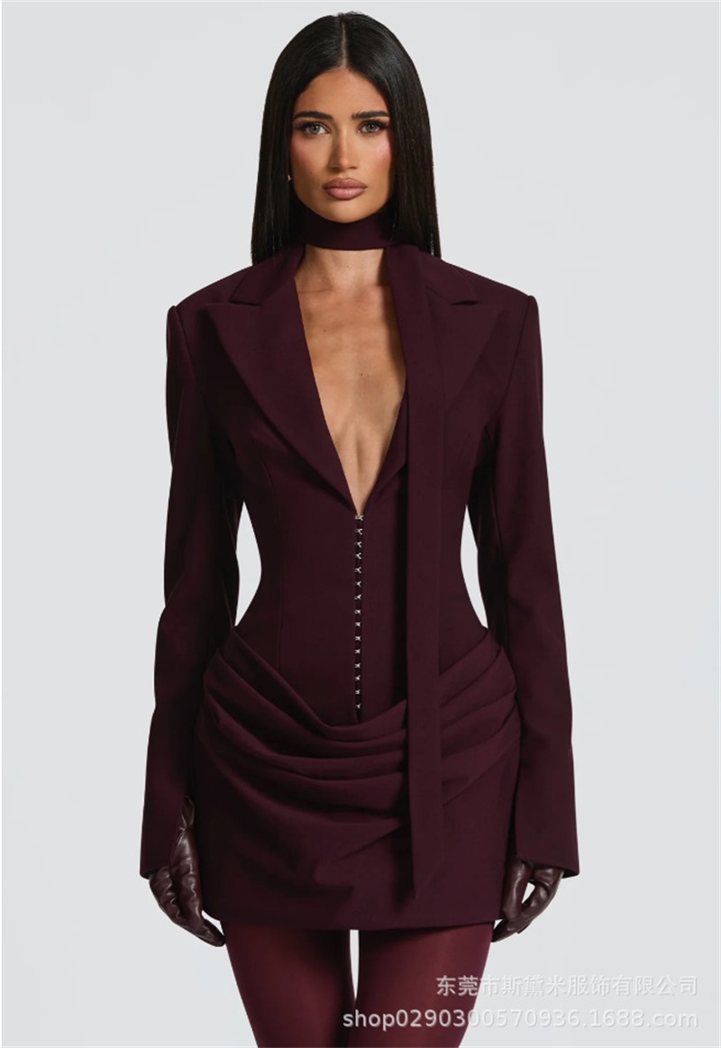 Long Scarf Women Suit 1 Piece  - đánh giá và giá Formal Wear Gowns For Women