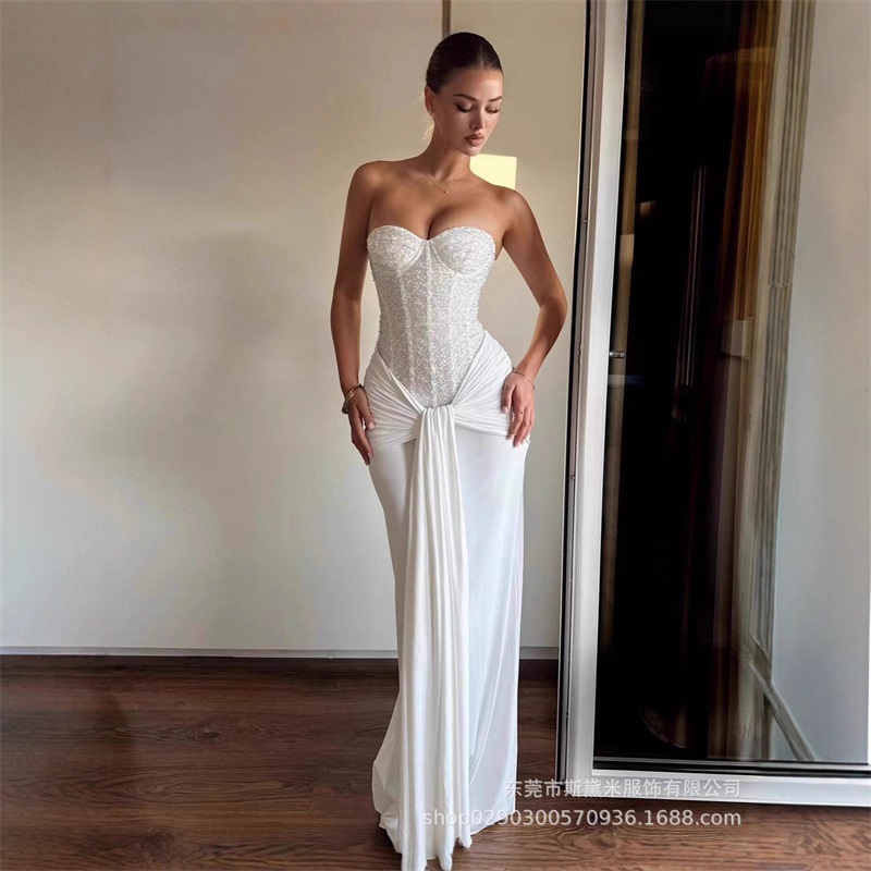 Glitter Sequins Women Prom Dre - đánh giá và giá Formal Wear Gowns For Women