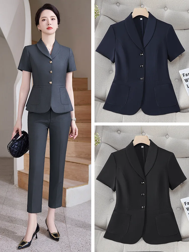 Pop 2024 Summer Formal OL Styl - đánh giá và giá Women Formal Wear For Interview