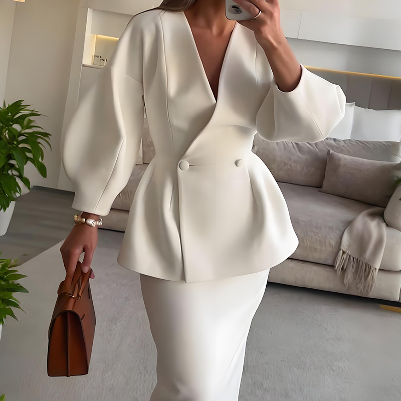 2 Piece Sets Women Outfits Ele - đánh giá và giá Women Formal Wear For Meeting