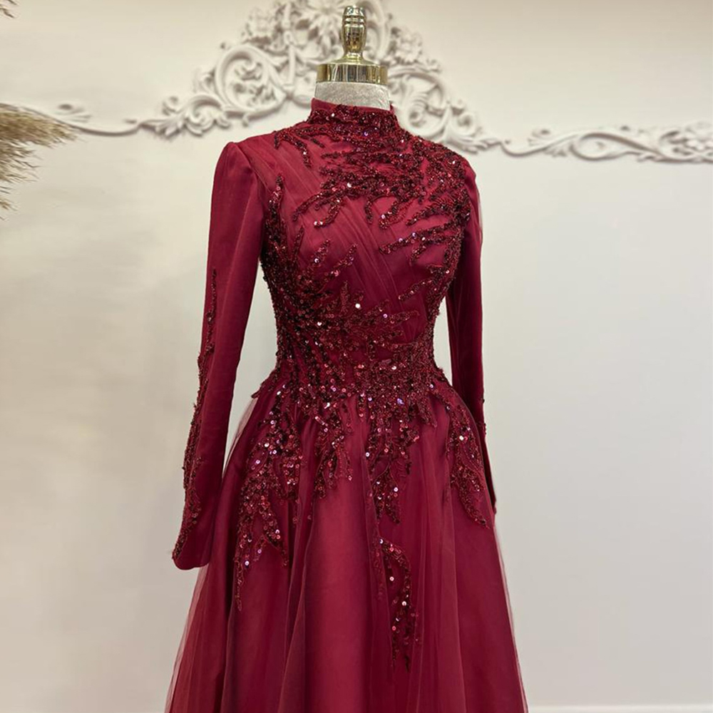 Beads Ankle Length A Line Prom - đánh giá và giá Formal Wear Gowns For Women