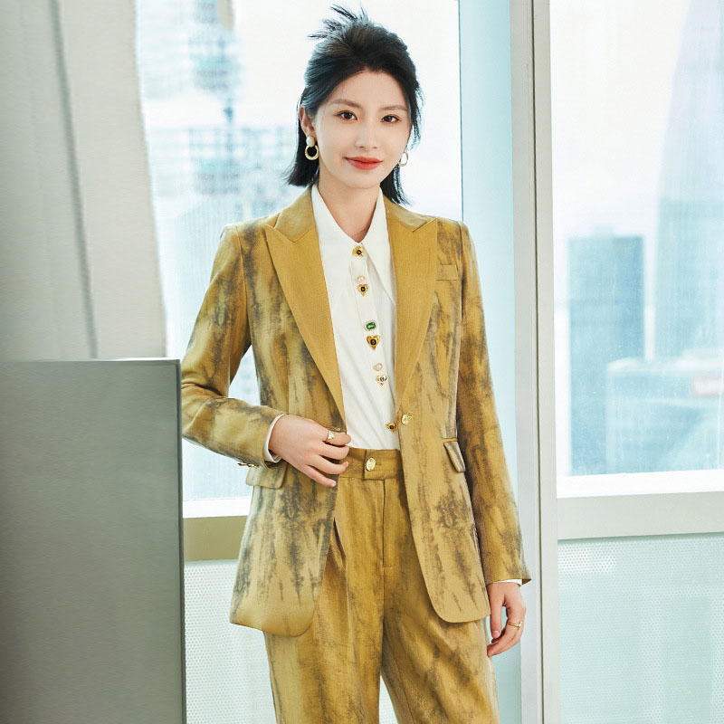 Women Golden Black Formal Pant - đánh giá và giá Women Formal Wear With Tie