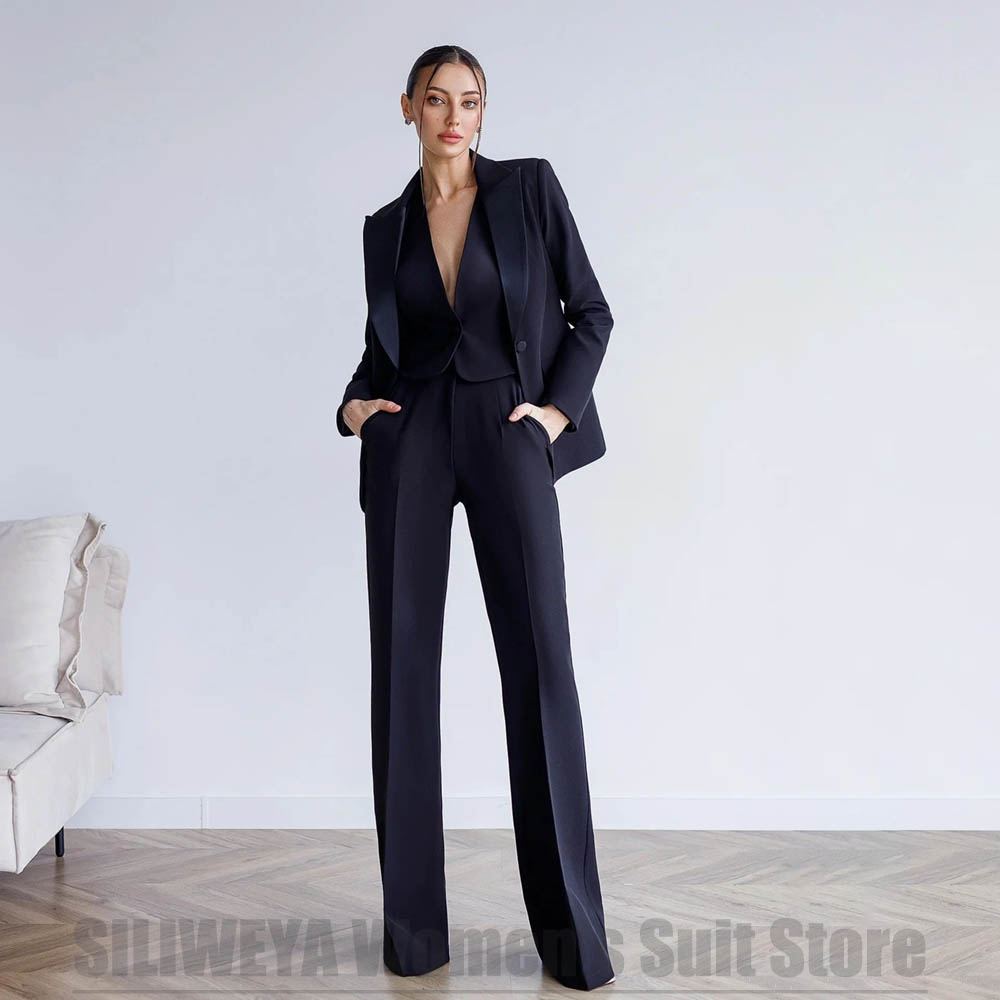 Women's 3 Piece Suit Blazer Ve - đánh giá và giá Women Formal Wear For Meeting