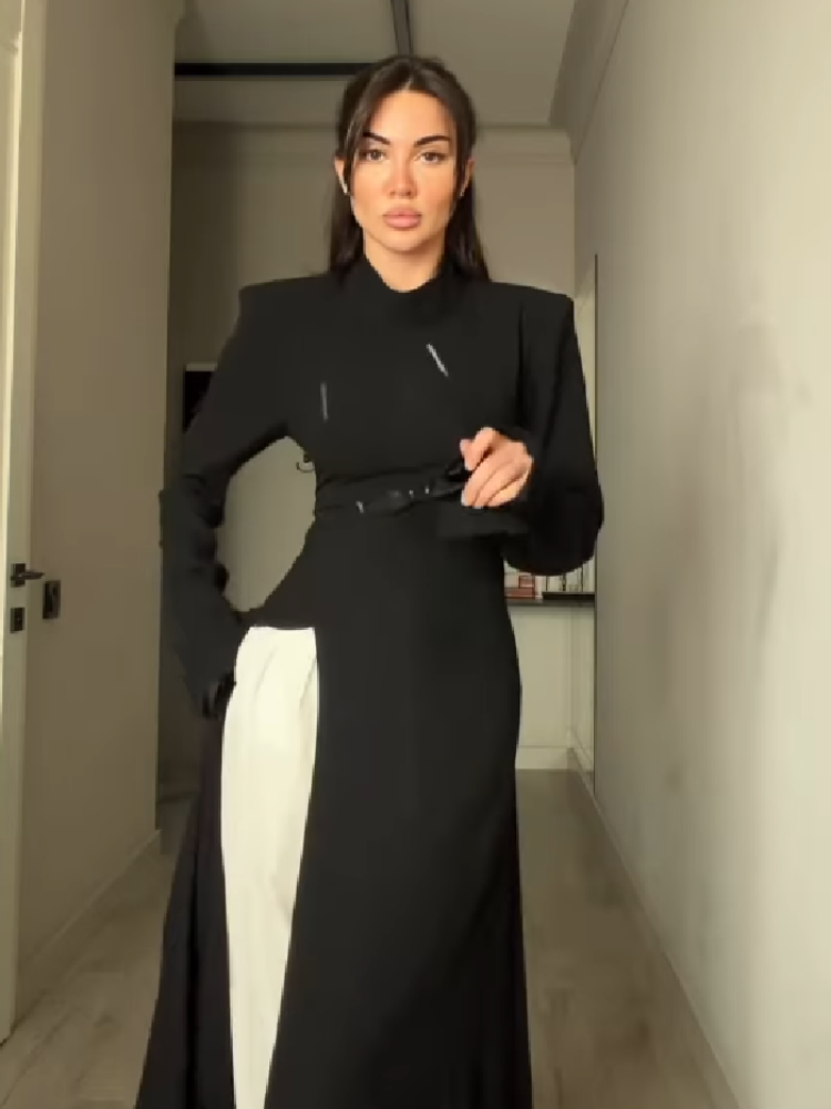 Women's Elegant High Neck Long - đánh giá và giá Female Formal Wear