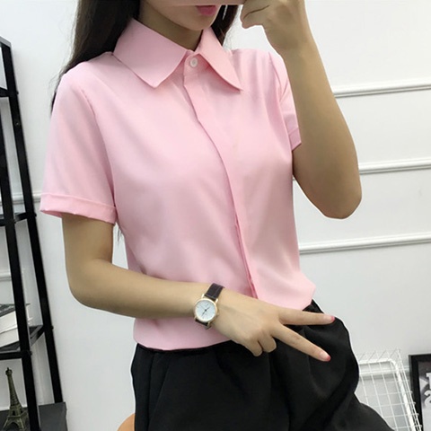 White Loose Short Sleeve Shirt - đánh giá và giá Large Women'S Formal Wear