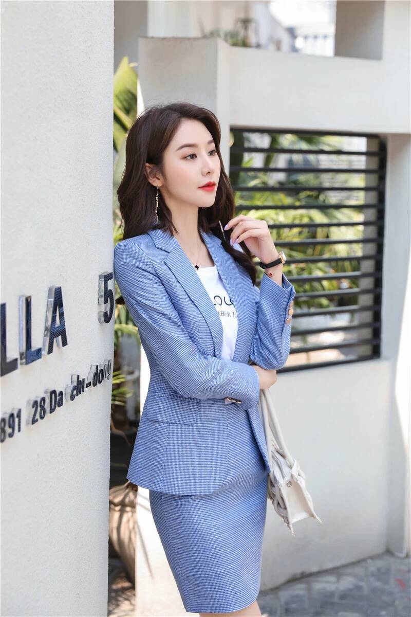 Novelty Green Uniform Designs  - đánh giá và giá Women Formal Wear For Interview
