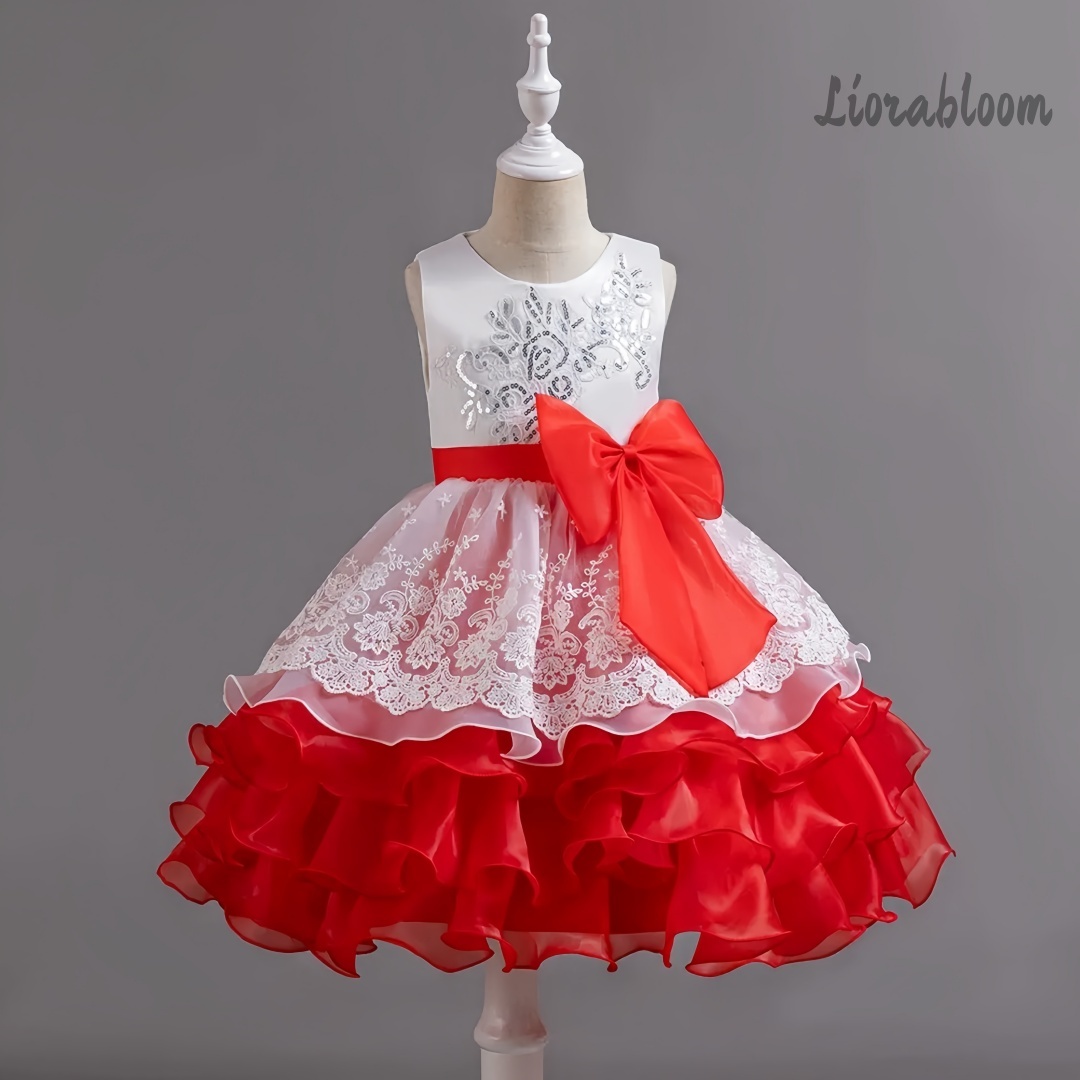 Girls' Dress With Large Bow Sl - đánh giá và giá Formal Wear Gowns For Women