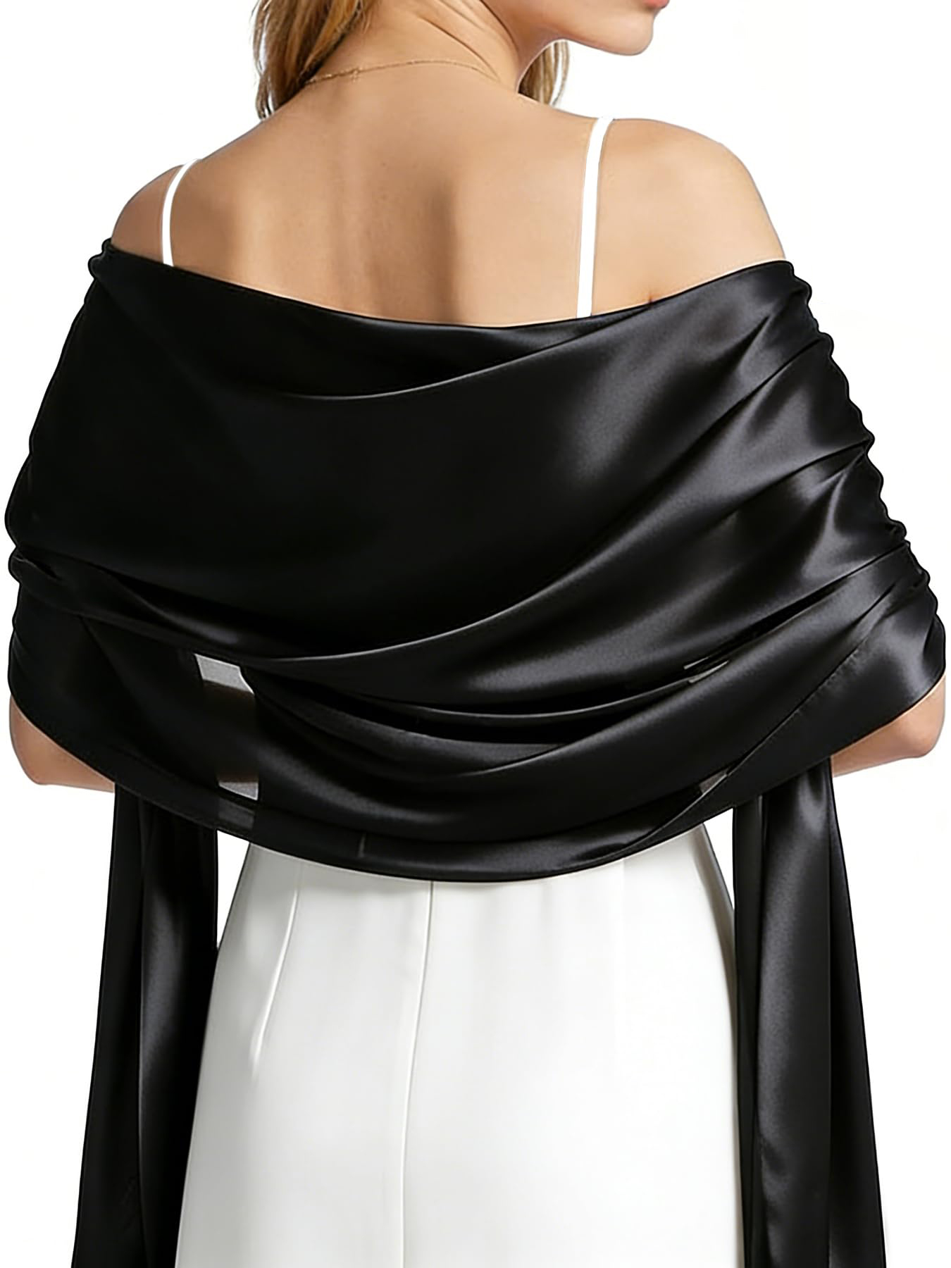 Women Satin Shawl Wrap for Eve - đánh giá và giá Female Formal Wear