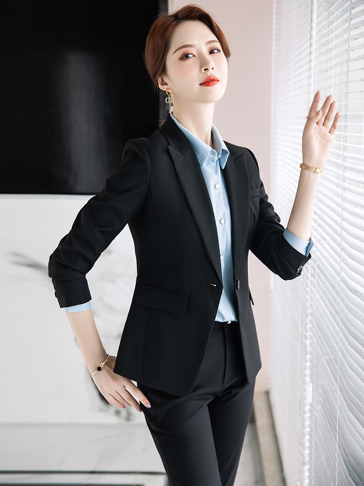 Gray Suit Set for Women Spring - đánh giá và giá Women Formal Wear For Interview