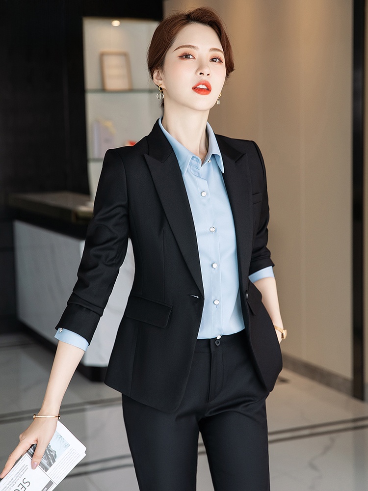 Gray Suit Set for Women Spring - đánh giá và giá Women Formal Wear For Interview