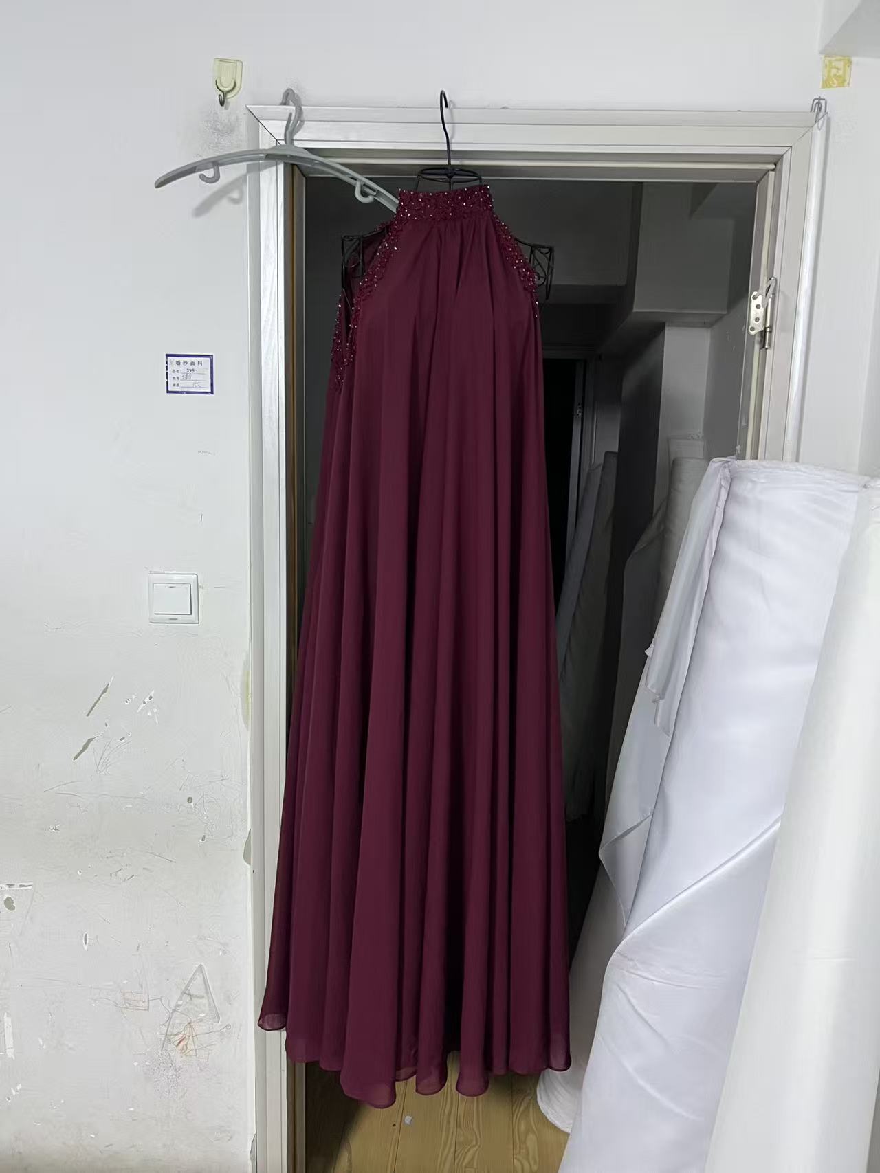 Customized Saudi Burgundy Prom - đánh giá và giá Women Formal Wear With Tie