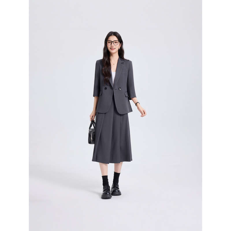 Navy Blue Women's Suit Set for - đánh giá và giá Women Formal Wear For Interview