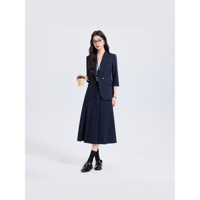 Navy Blue Women's Suit Set for - đánh giá và giá Women Formal Wear For Interview