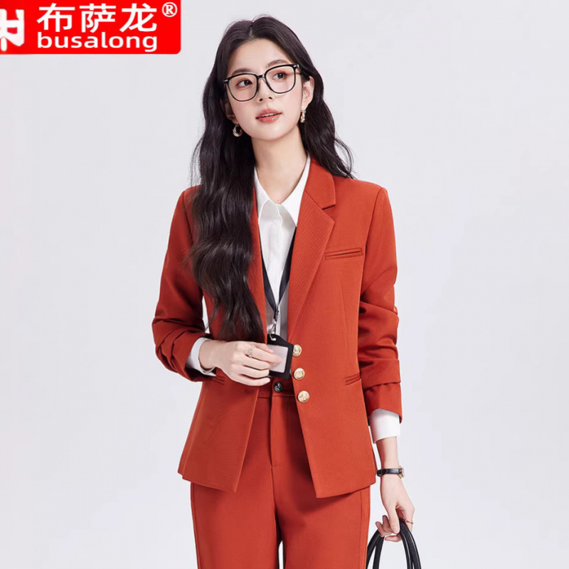 Khaki women's suit set, high-e - đánh giá và giá Women Formal Wear For Interview