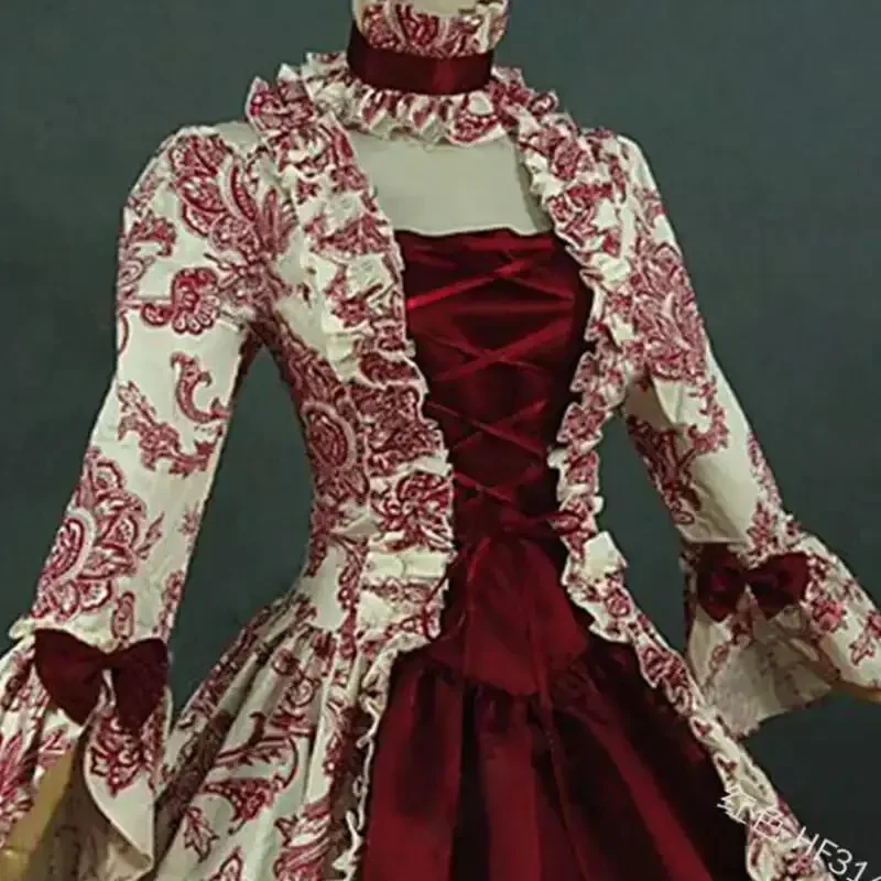 Plus Size Women Gothic Floral  - đánh giá và giá Victorian Women'S Formal Wear